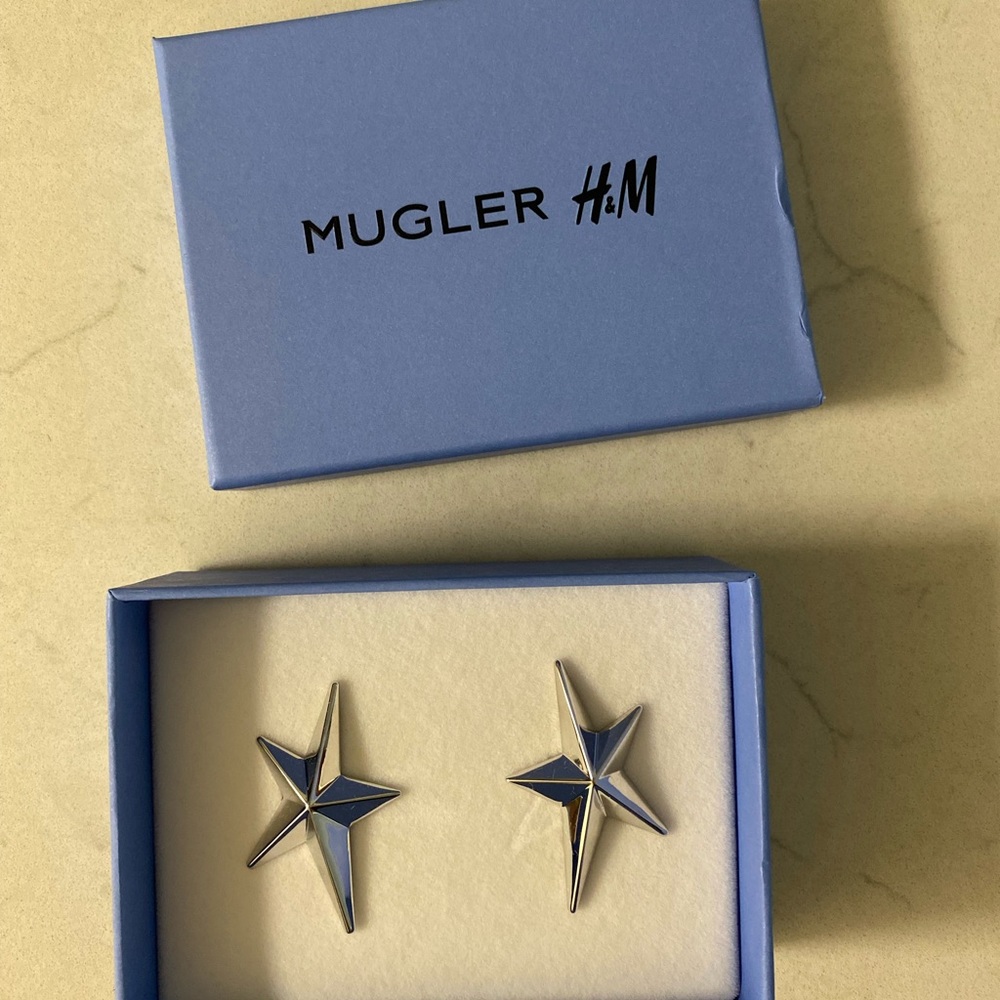 H&M x Mugler Clip-On Star Earrings